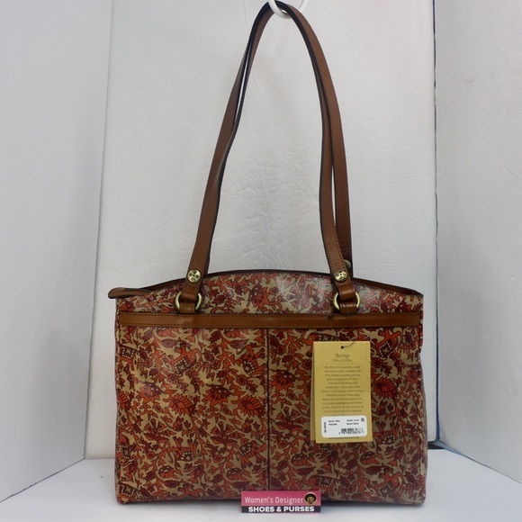 Patricia Nash Poppy Leather Tote Boho India Handbag New LOVELY!! Retail $249 - Picture 6 of 9